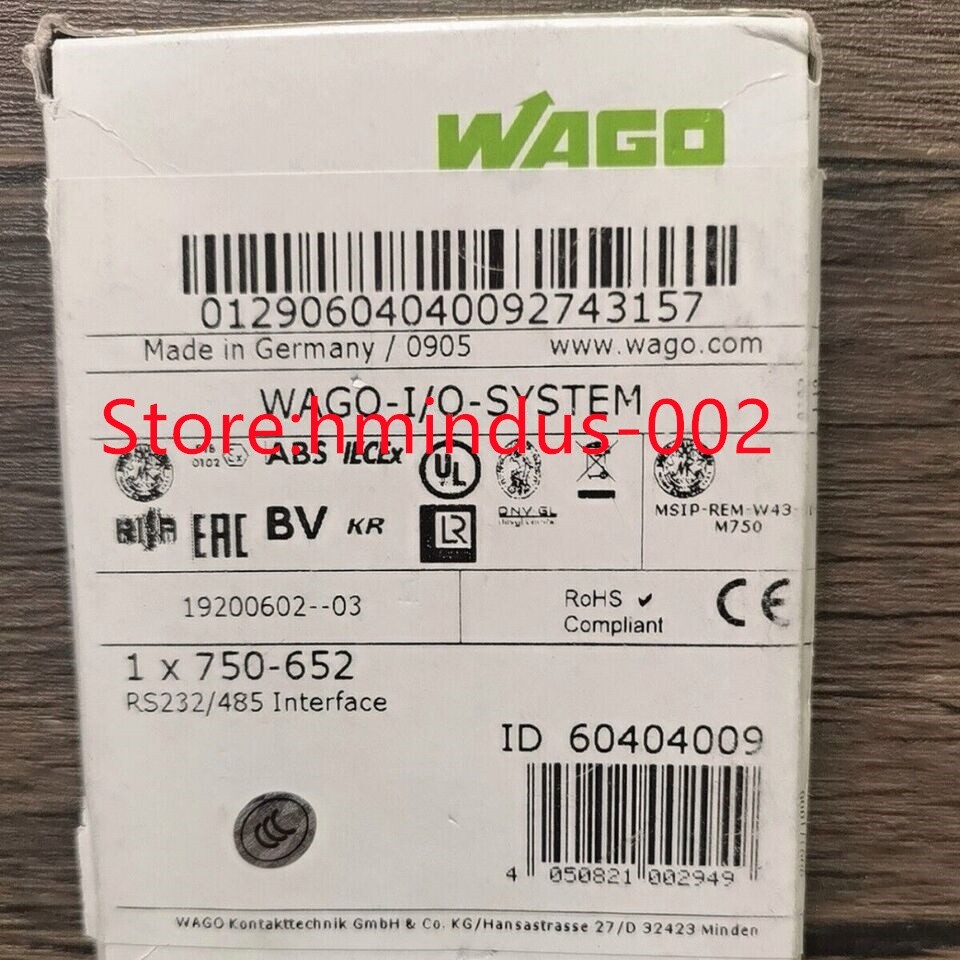 1 PCS 750-652 Communication Interface Module 750 652 WAGO New In Box Brand