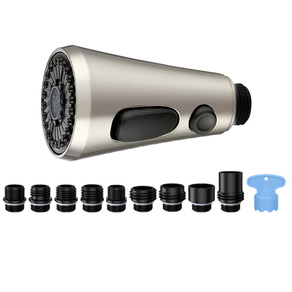 Easy Install G1/2 Pull Down Kitchen Faucet Spray Head Replacement