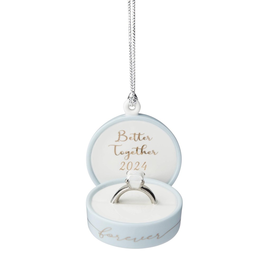 895775 2024 Together Forever Ring Box Ornament, Christmas
