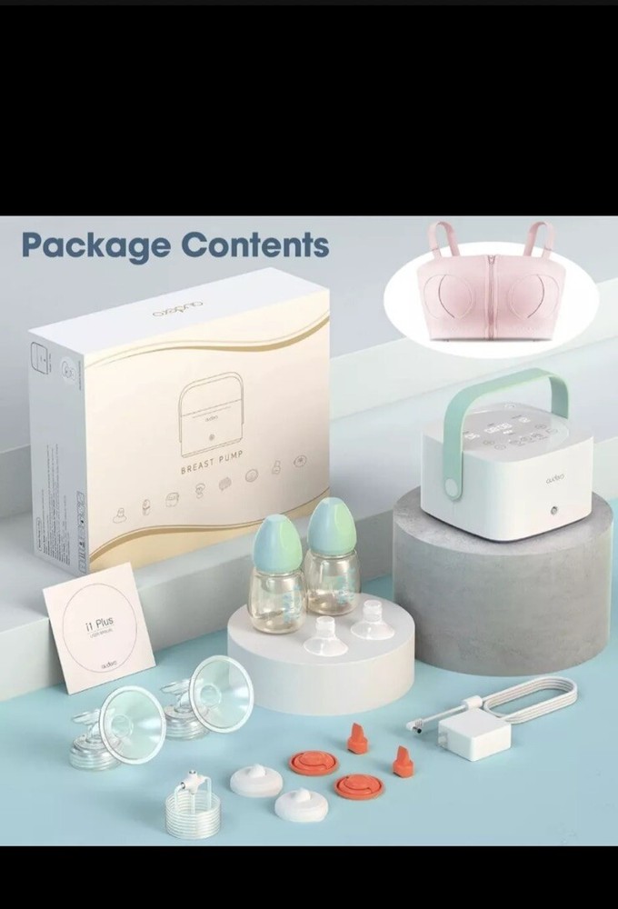 Quiet Electric Wearable Breast Pump. Double Electric Pump For Breastfeeding