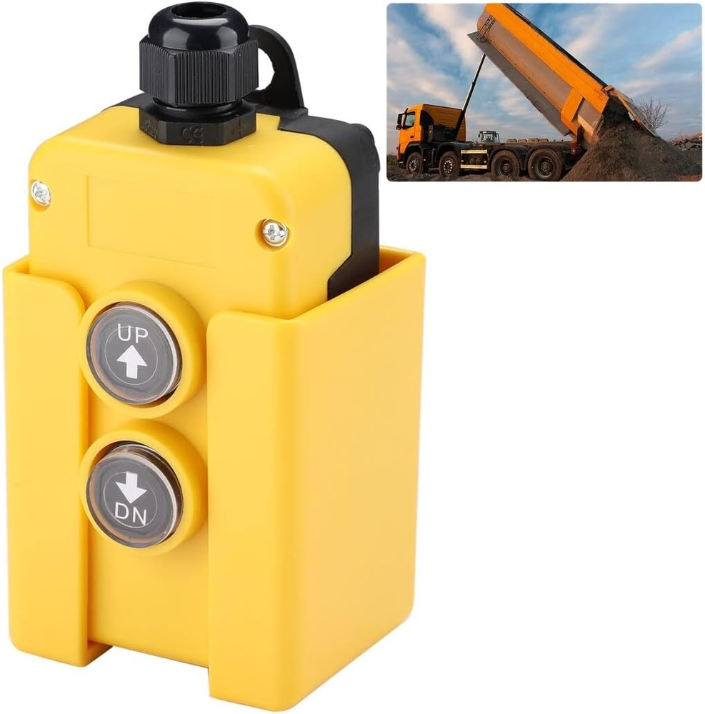 Dump Trailer Remote Control, DC 12V Trailer up and down Switch 4 Wire and 3 Wire