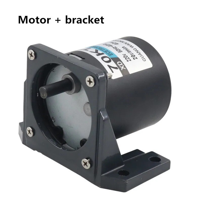 220V AC 40W Low Speed Geared Motor 70KTYZ Permanent Magnet Synchronous Motor