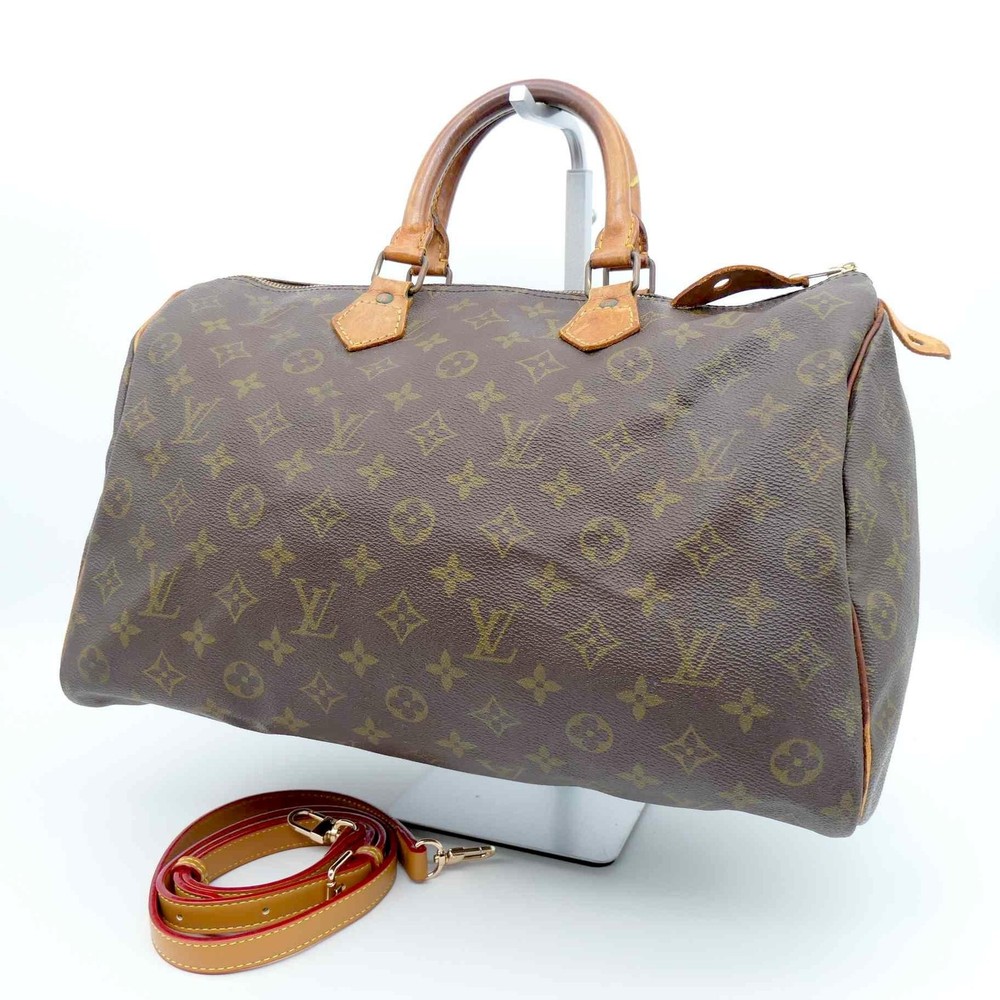 LOUIS VUITTON Speedy 35 M41107 Monogram 2Way Shoulder Hand Bag PVC 647