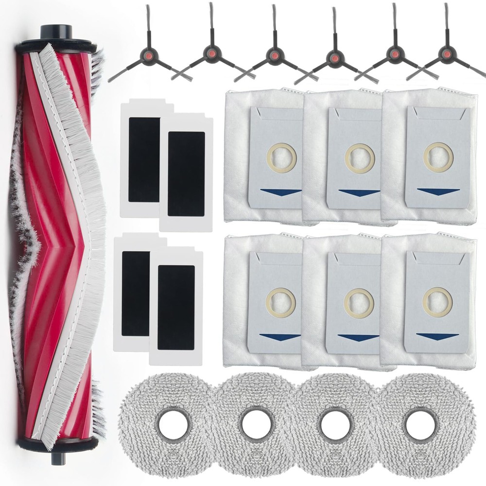 21 Pack Parts for Yeedi M12 + Robot Vacuum Accessories Kit, Cleaner Inclue 1 ...
