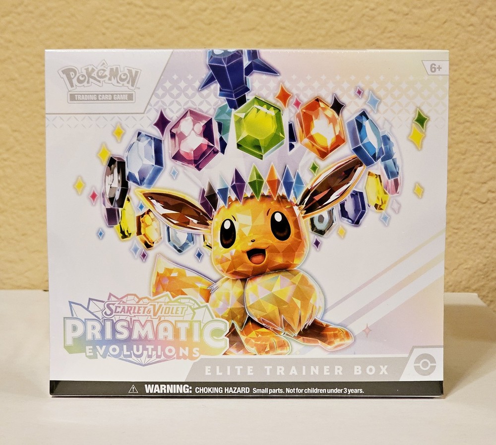 Sealed Pokemon Scarlet And Violet Prismatic Evolutions Elite Trainer Box