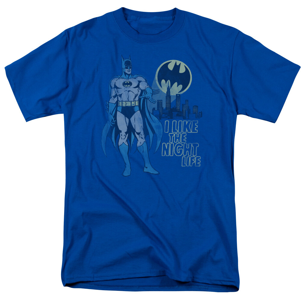 Batman DC Night Life DC Comics Licensed Adult T-Shirt