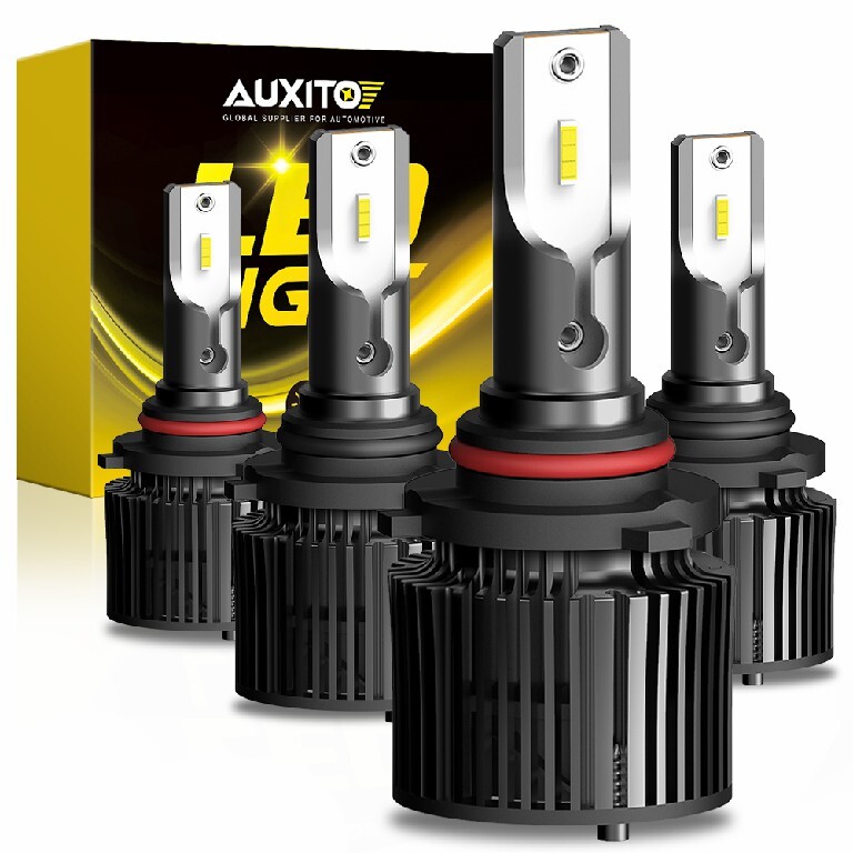 AUXITO Canbus 9005 9006 LED Headlight Super Bright Bulbs Kit High/Low Beam 6000k