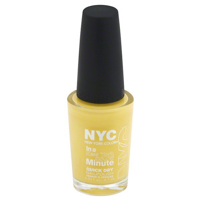 5 Pack In a New York Color Minute Quick Dry Nail Polish - Lexington Yellow 294