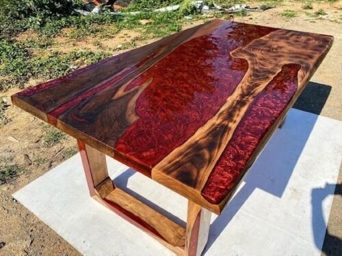 Epoxy Resin Table, Custom Handmade Furniture, River Table, Modern Epoxy Design