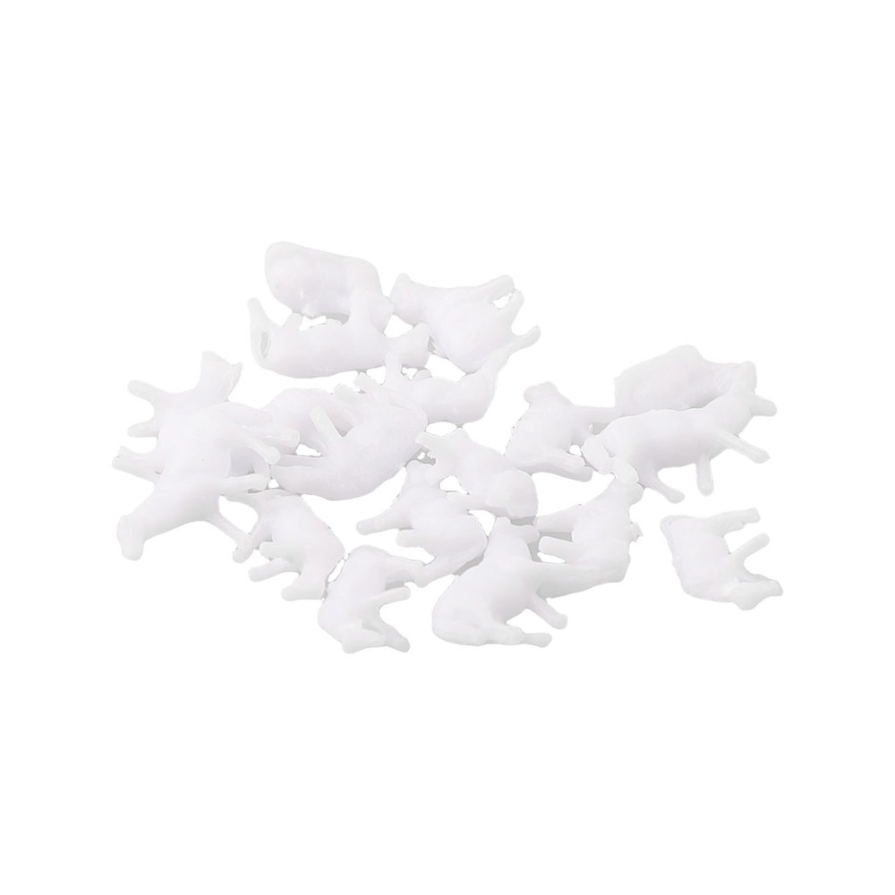 Painted Sheep Models for Model Railway Set of 18 Animals HO Scale 6 Styles