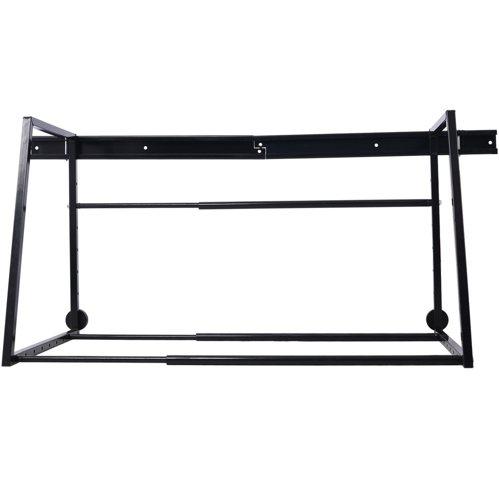 Heavy Duty Adjustable Black Garage Wall Tire Rack Storage