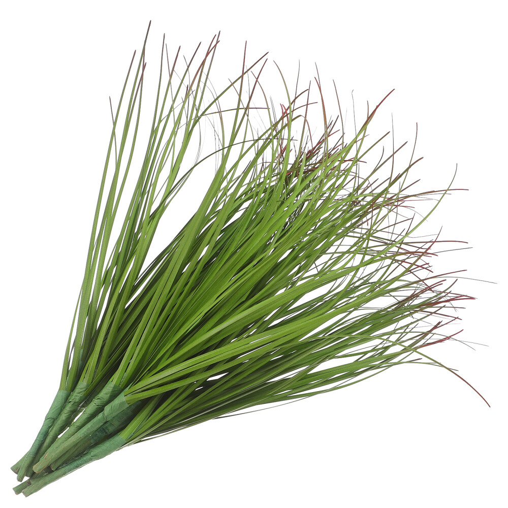 12 Pcs Artificial Indoor Plants Fake Grass Home Decor Greenery