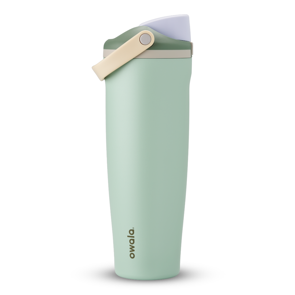 Owala FreeSip SWAY Stainless Steel Insulated Water Bottle, 40oz, Eucalyptus
