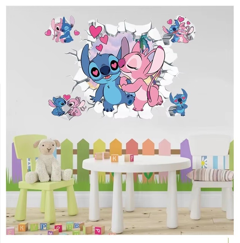 Removable Wall Sticker Lilo & Stitch kids room Decal Vinyl Home Decor