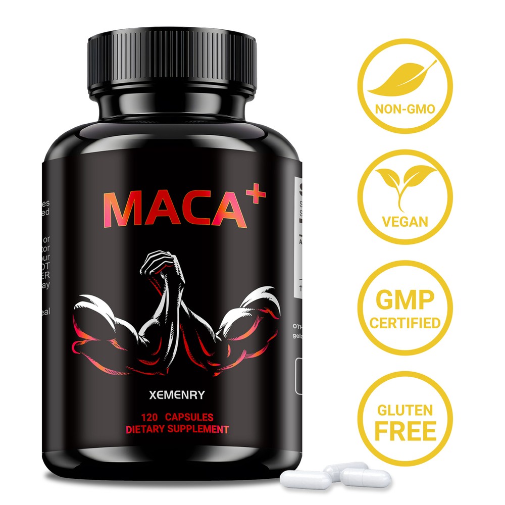 Maca - Male Energy Enhancement & Endurance, Men's Health, Testosterone Booster