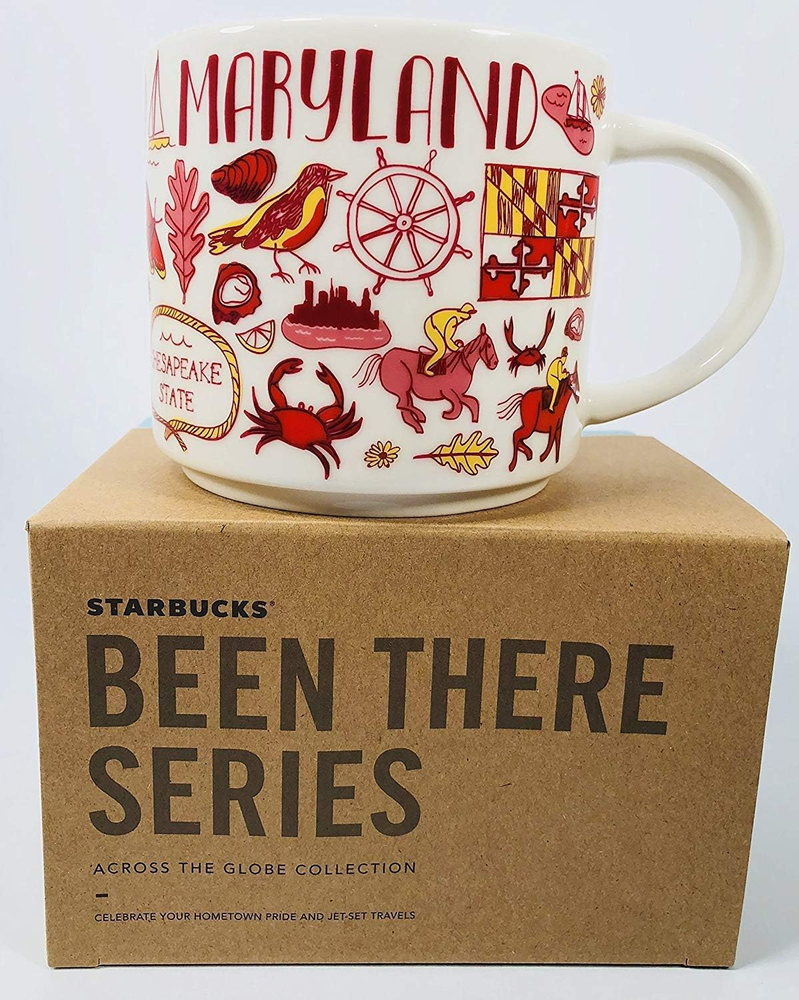 Maryland Ceramic Mug Been There Series across the Globe Collection, 14 Ounces