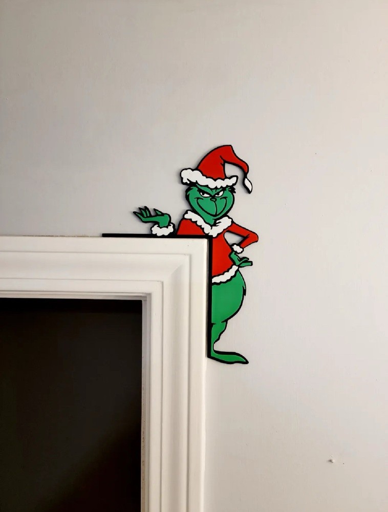 The Grinch Door Hanger(Christmas Sale 80% Off!!!)-image