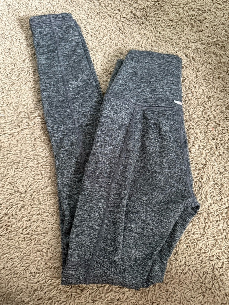 Aerie High-Waisted Gray Heathered Leggings in Size XS
