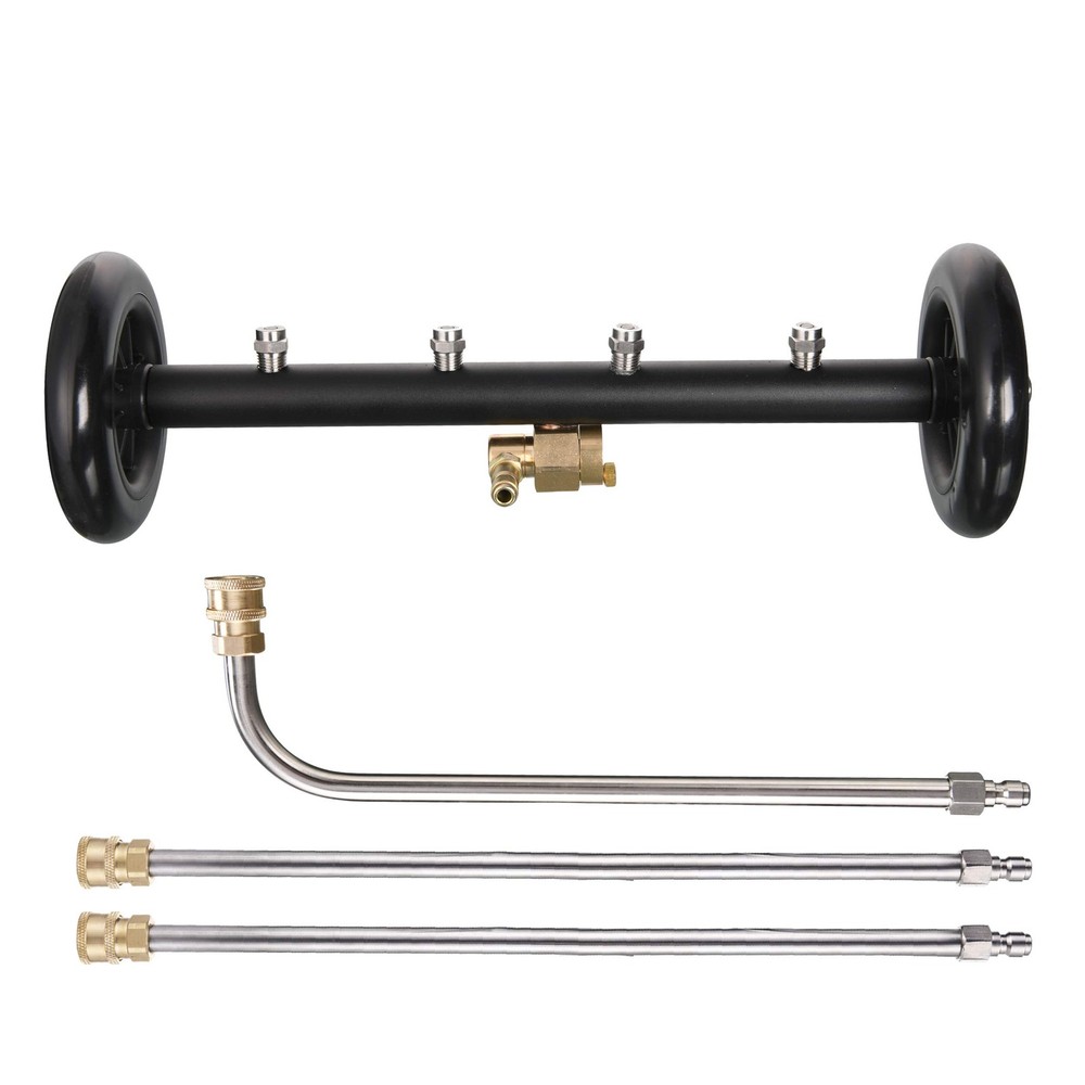 Dual-Function Pressure Washer Undercarriage Cleaner with 16 Inch Surface Cleaner