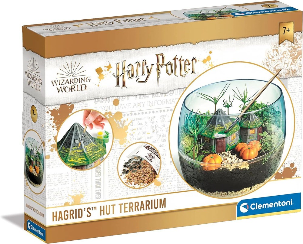 Clementoni Harry Potter Hagrids Hut DIY Terrarium Kit 19248 Magical Plant Set  