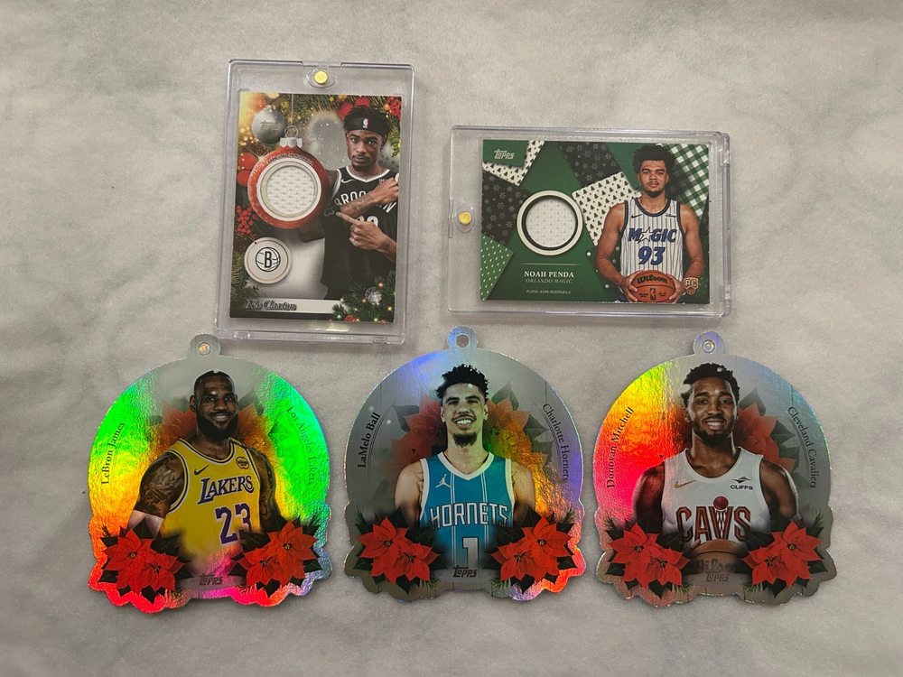 2024-25 Topps Holiday Basketball Card lot - Pack hits/Inserts Cooper Flagg RC