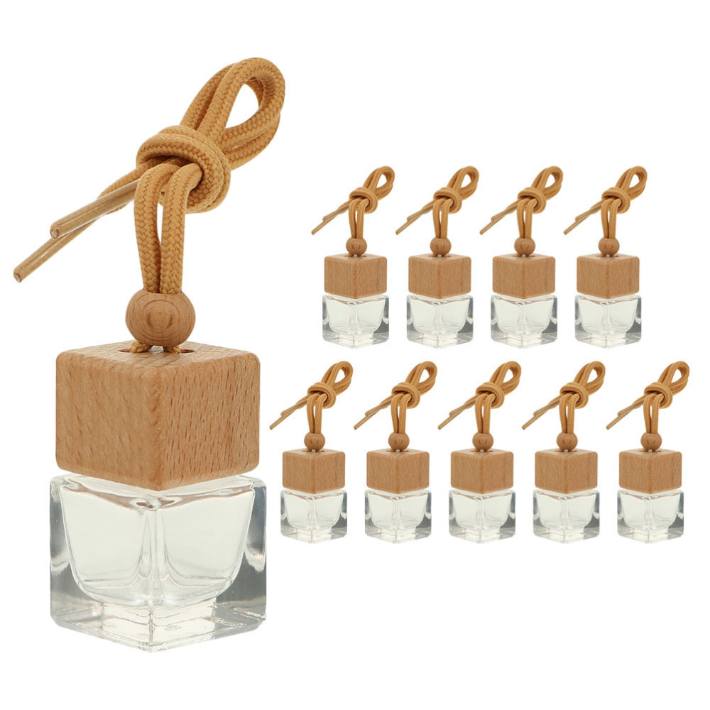 10 Pcs Car Perfume Diffuser Bottles Empty Oil for Coffee Syrup Man