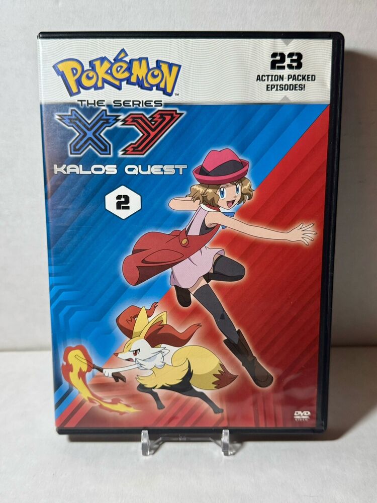 pokemon the series - xy kalos quest 2 - 3 dvd set