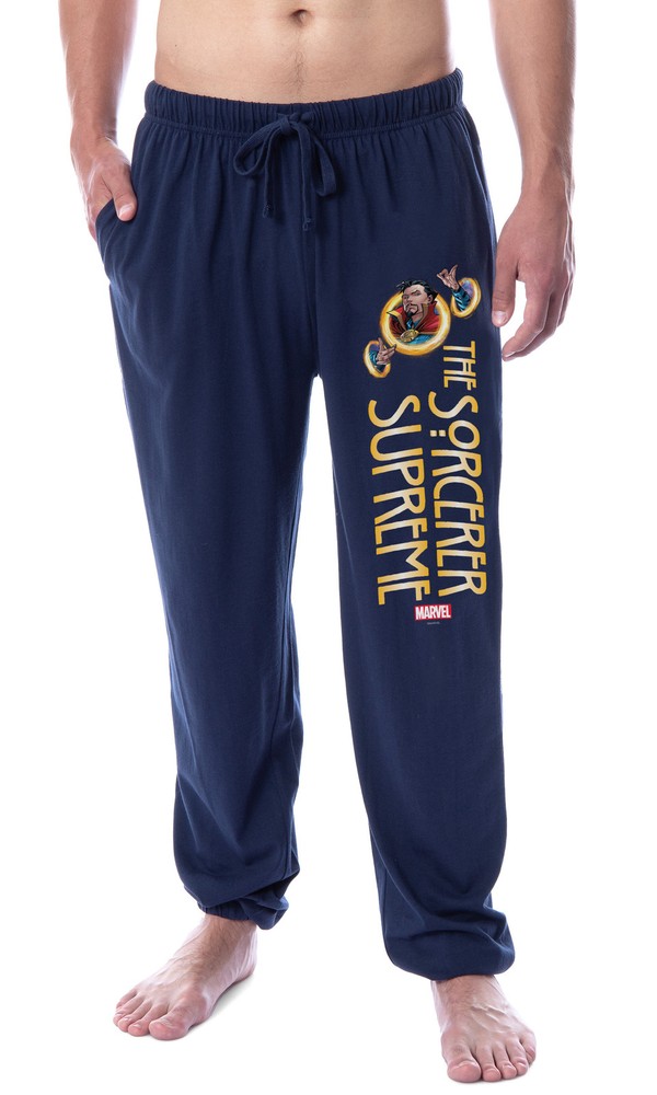 Marvel Mens Doctor Strange Sorcerer Supreme Jogger Pajama Pants Size LG