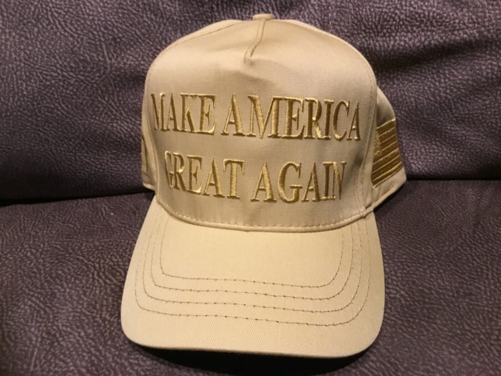 2024 Official Donald Trump Gold MAGA Hat USA Made Cali-Fame 45-47