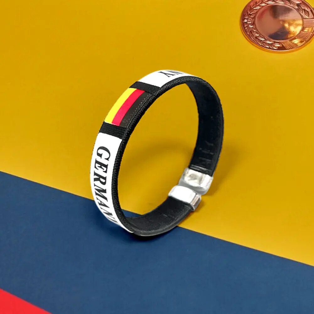 Olympics Paris 2024 Bracelet National Flag All Euro Teams Support Your Nation