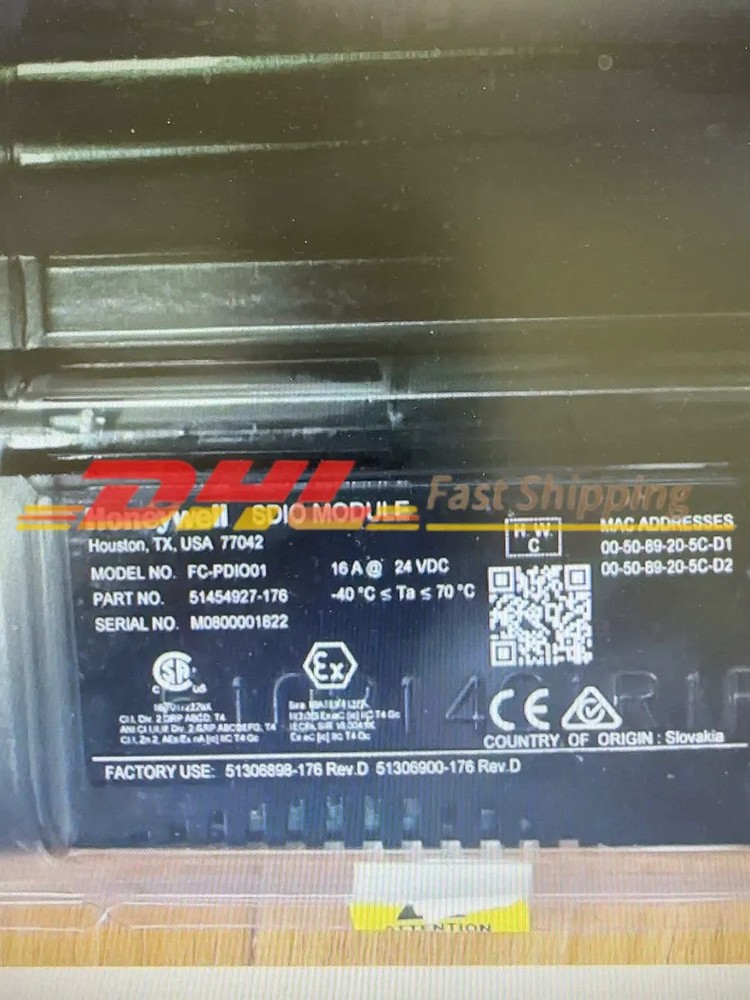 FC-PDIO01 51306898-176 by DHL or UPS