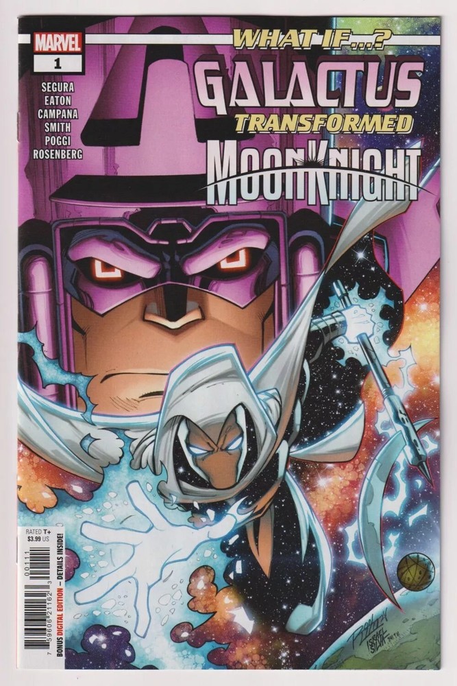 Galactus Transforms Moon Knight 1st Print Cover A Lim 2025