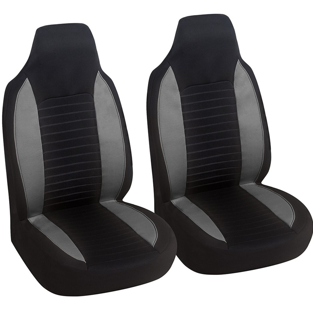 Front Seat Covers High Back Bucket Cushion Covers Protector For Car Truck SUV