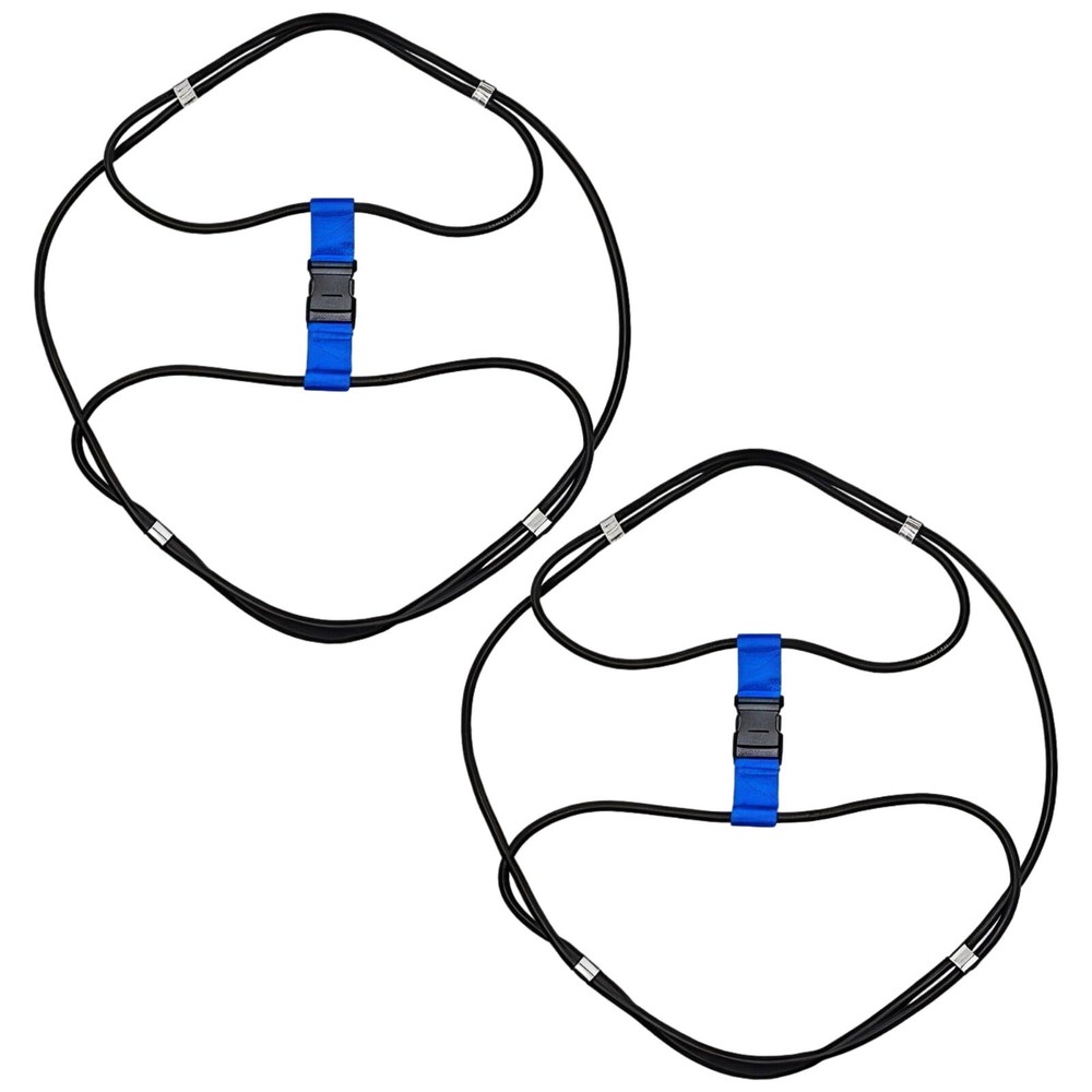 2 PCS Trash Can Locks, Heavy-Duty Garbage Can Lock, Elastic Trash Can Lid Loc...