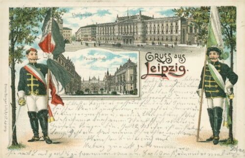 Postcard Leipzig 1896 University of Berliner Hof student fraternity