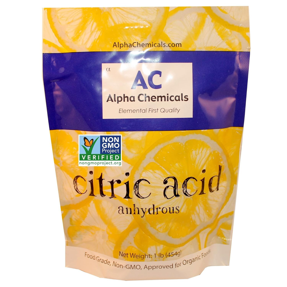 Non-Gmo Project Verified Citric Acid - 1 Pound – Organic