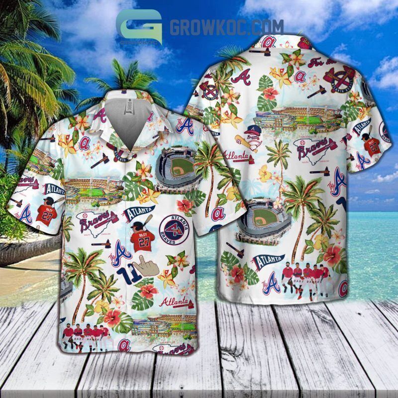 SALE Atlanta Braves Hawaiian Shirt 3D AOP Shirt Summer 2024 S 5XLl5j2
