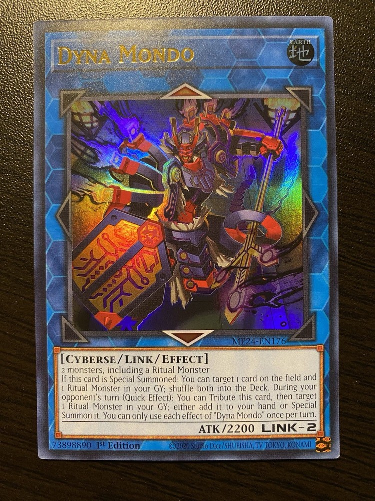 Yu-Gi-Oh Dyna Mondo 1st Edition Ultra Rare NM MP24-EN176 MTG MTG