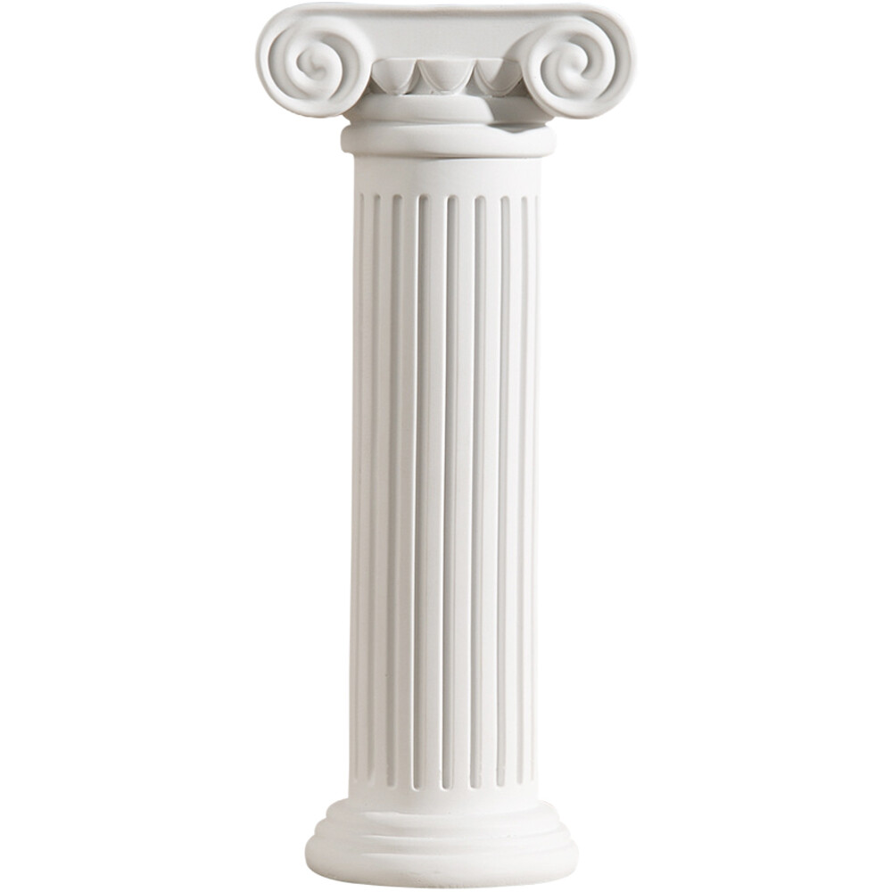 Greek Style Vase Plants Decor Roman Column Stable Placement Flower