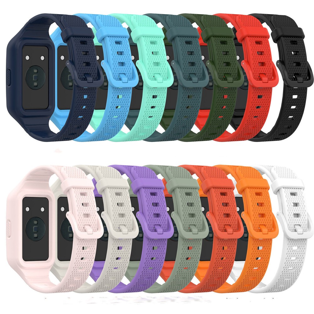 Replacement Textured Silicone Watch Strap Replacement for HUAWEI band 6