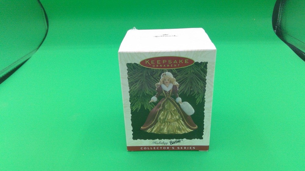 Hallmark Keepsake Christmas Ornament Holiday Barbie #4 Collector Series 1996 New