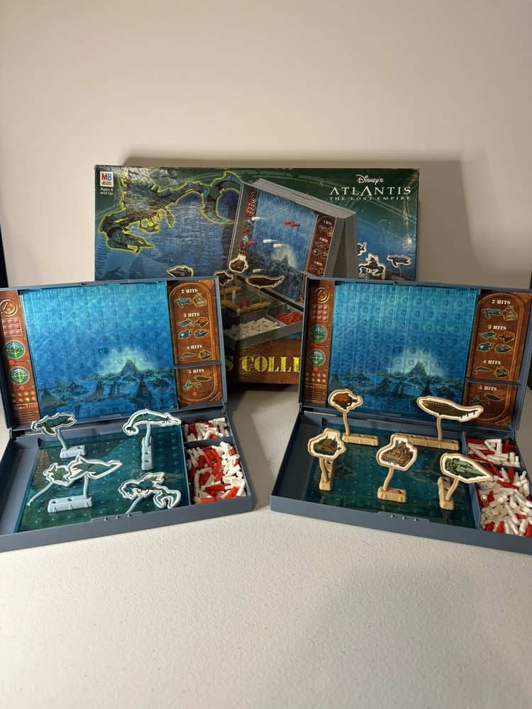 Battleship Disney Atlantis The Lost Empire Two Worlds Game Missing Pieces