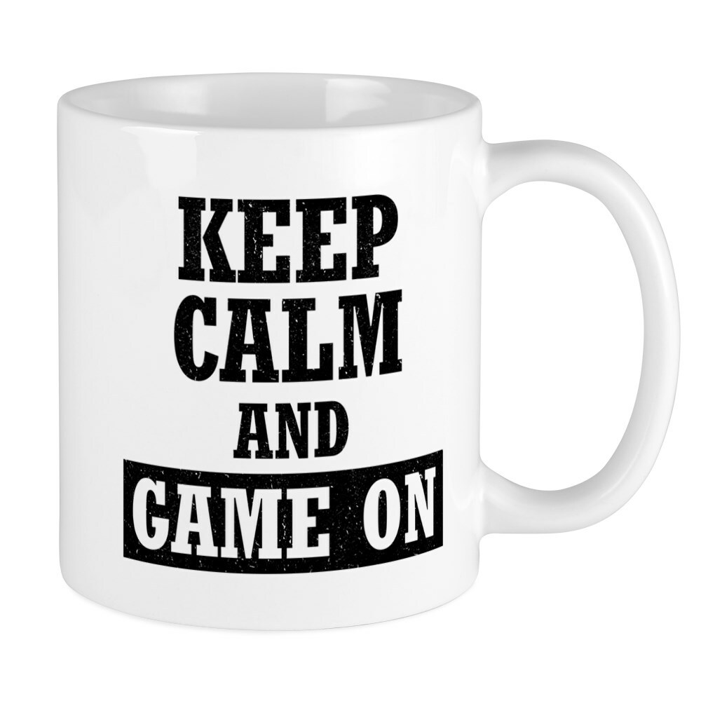 CafePress Keep Calm And Game On 11 oz Ceramic Mug 260470592