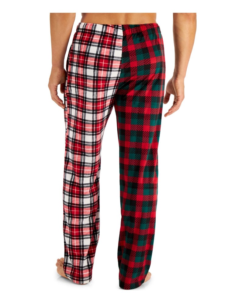 CLUBROOM Intimates Red Fleece Plaid Sleep Pants XXL