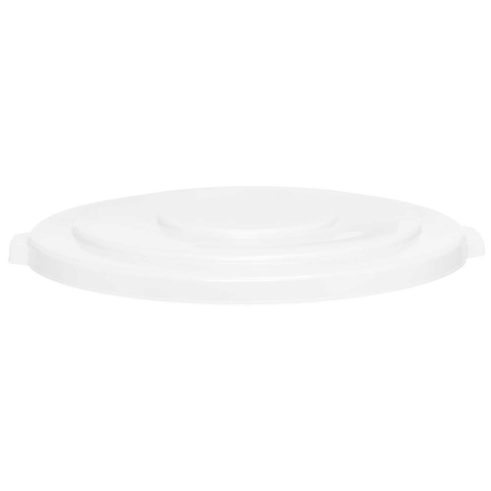 Continental 1002WH White Lid For Round 10 Gal Huskee Receptacles