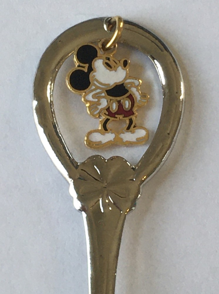Vintage Mickey Mouse Collectible Spoon Walt Disney World Souvenir