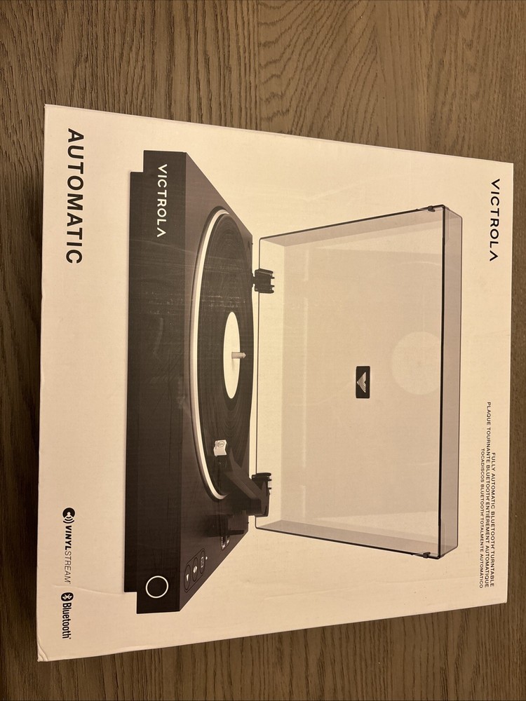 Victrola VPT-800-BLK Automatic Turntable with Bluetooth/SEALED BOX/NEW