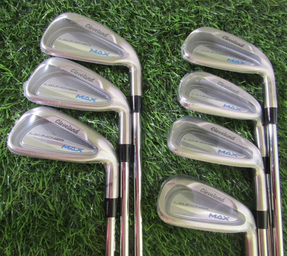 New Cleveland Launcher Max Iron Set, 5-GW, KBS Max 85, Steel, Regular, Standard