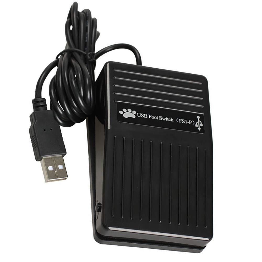 USB Single Foot Switch for Keyboard and Mouse Custom Control Pedal