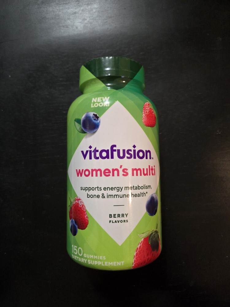 Vitafusion Womens Multivitamin Gummies, Berry Flavored Daily Vitamins for...